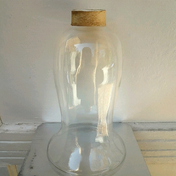 2 Glass Votives Hurricanes Candle Holder Candleabra Flame Blockers Toppers Flute - Picture 4 of 12